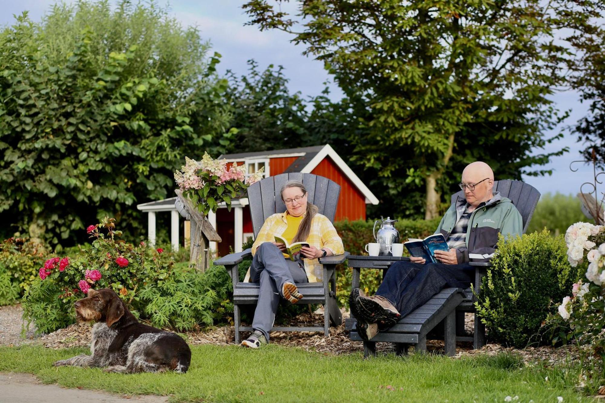 Nordsee Bauernhof Familie Wulff Fewo "Suedfall" Reussenkoge Ngoại thất bức ảnh